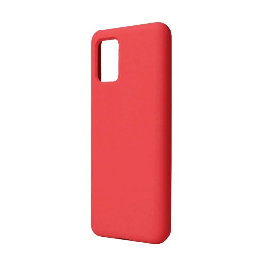 Capa de Silicone para Samsung Galaxy A91 Vermelho